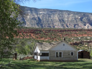 In the 1940's, Rial built the ranch house for his family. (photo: M. Kopp)